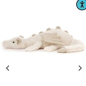 Jellycat Snow Dragon NWT LARGE